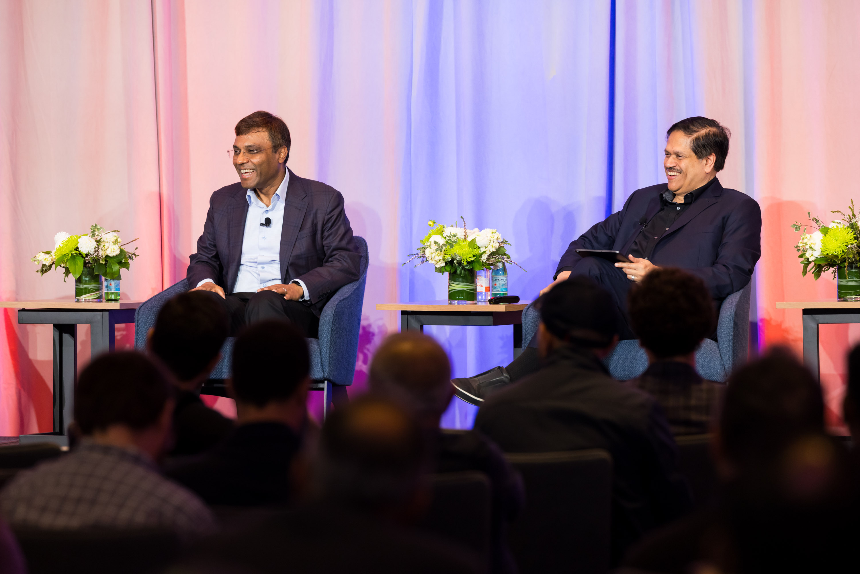 Fireside chat and audience at the 2025 IA40 Summit